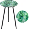 Green palm leaves