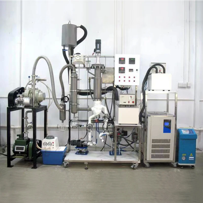 Extraction Equipment Short Path Distillation Unit Distillate Oil Extract Equipment