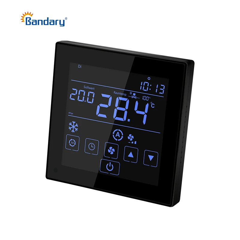 Bandary Fan Air Conditioner Fan Coil Conditioner Modbus Thermostat Temperature Controller