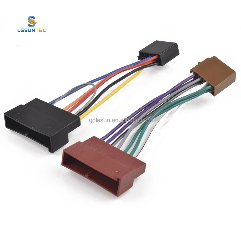 Audio GPS ISO Harness Adapter Automobile Wire Harness for Ford Jaguar Lincoln Mercury Audio GPS ISO Wiring Harness Connector