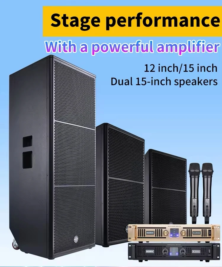 RCF 15 Inch Stage Speaker Plywood Box for Indoor/outdoor