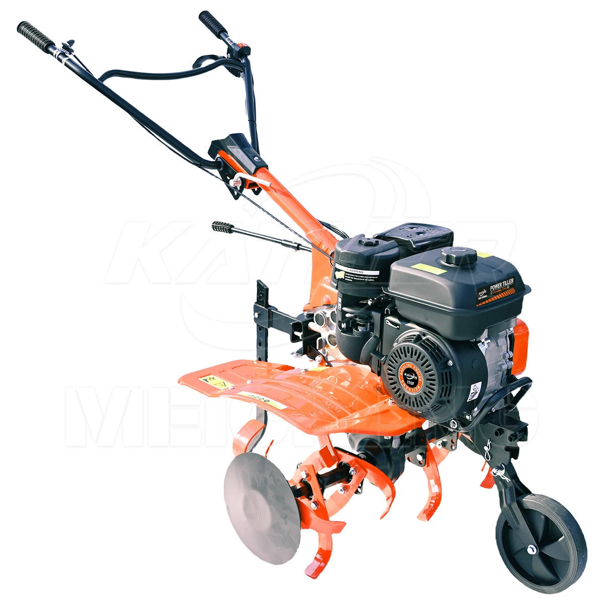 7HP 7.5HP Gasoline Chain Power Tiller Weeder Plough Machine Farm Cultivator Belt Driven Micro Tiller Agricultural Machinery