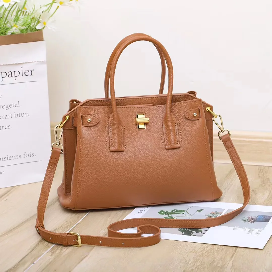 2023 New Luxury Genuine Leather Large Capacity Handbag For Women Design ...