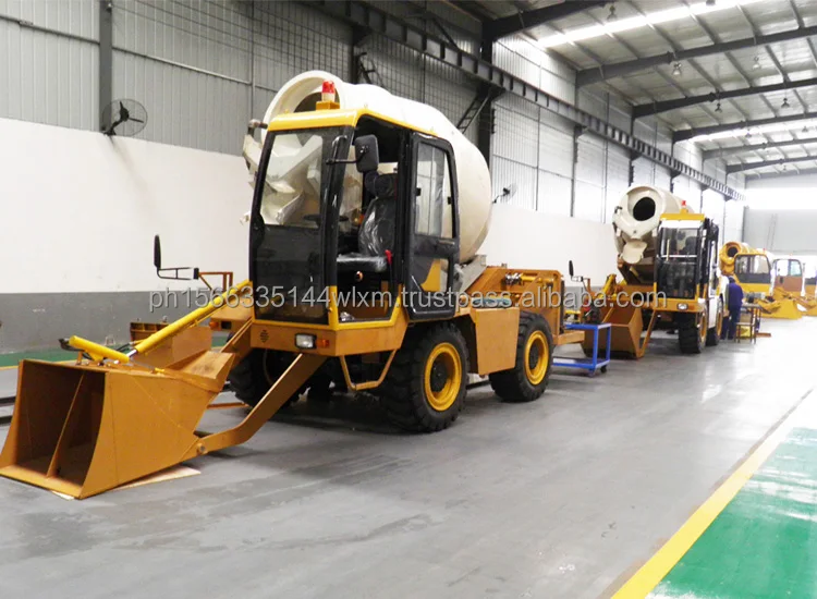 Industrial Portable Self Loading Concrete Mixer 5.5 Self Loading ...