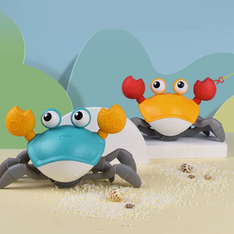 Мультяшные игрушки-крабы с изображением водной земли