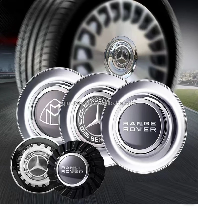 Customized Luxury Car Rim With Chrome Finishing Floating Center Caps