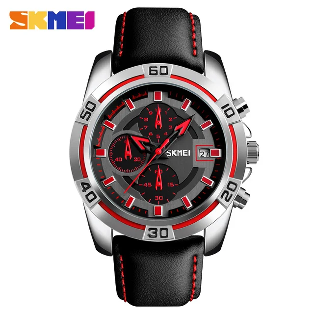 SKMEI 9156  Stainless Steel Strap 50M Water Resistant couple watch for lover special design STOPWATCH long battery life sports