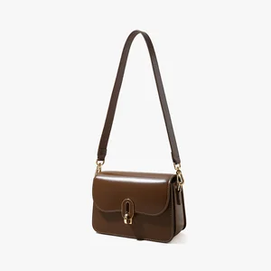 Bolsas Femininas Custom Wholesale 2026 Ladies High-end Genuine Leather Sling Small Handbags Women Shoulder Crossbody Bag