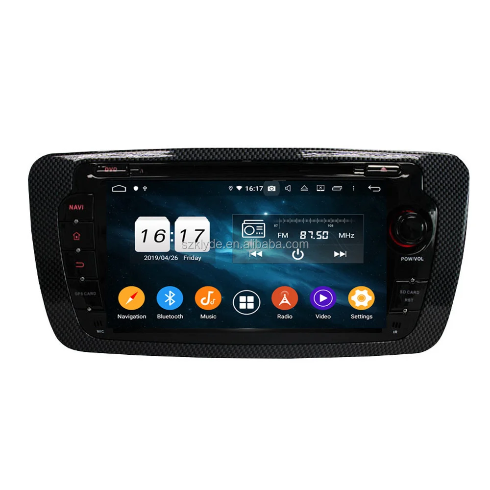 Kd-7004 Octa Core Android 10.0 128GB Car Radio Dvd Player for SEAT IBIZA 2009-2013 Gps Navi Car Audio Stereo 4G SIM Carplay Auto