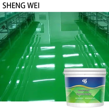 Water-based epoxy floor paint, cement floor paint, waterproof, abrasion-resistant domestic and outdoor floor paint20-1000kg