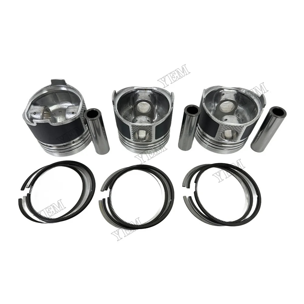 Cylinder Piston Kit With Ring Suitable for Mitsubishi L3C Engine Repair Kit 5
