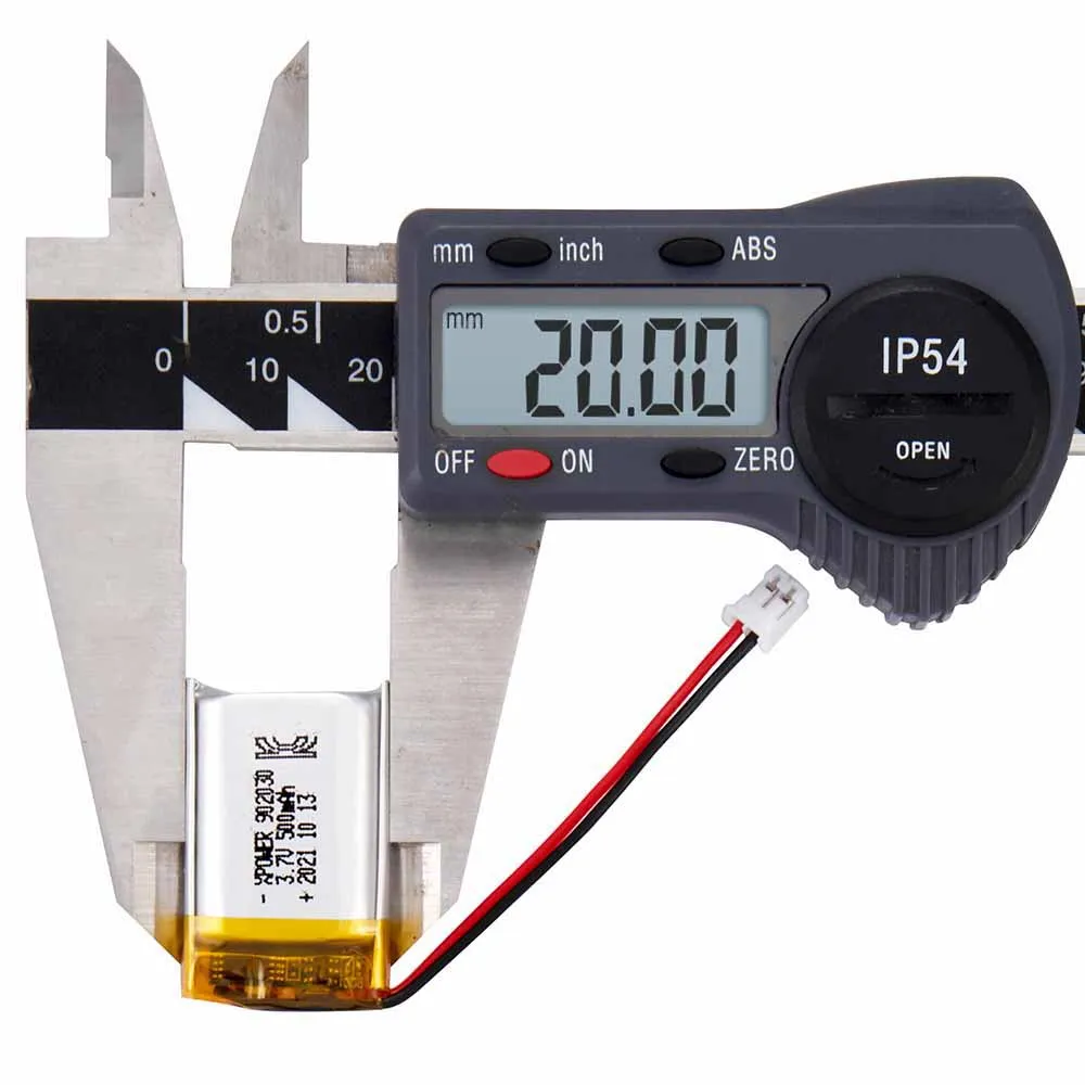 Customized 902030 500mah Mini Rechargeable Lithium Polymer Battery Pack 3.7v For Smart Tape Measure