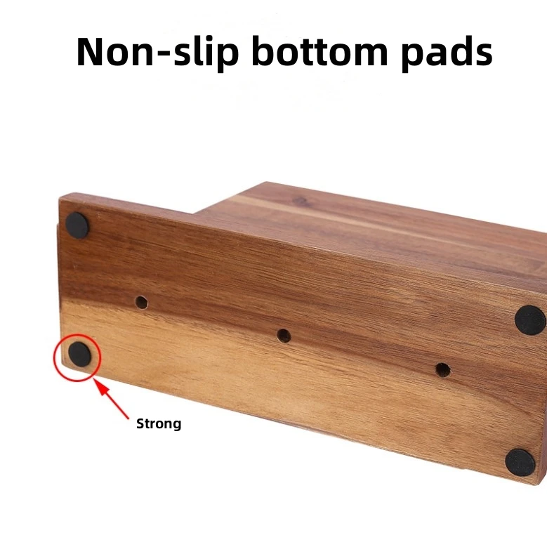 Домашний деревянный двухсторонний магнитный держатель для ножей кухонный стеллаж для хранения ножей Магнитный подставка для инструментов