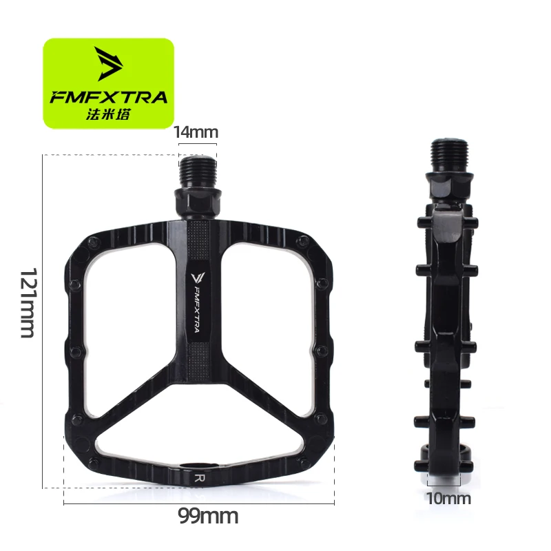 Pédales Plates-formes Métal Caoutchouc Pour BMX/VTT – Neuves