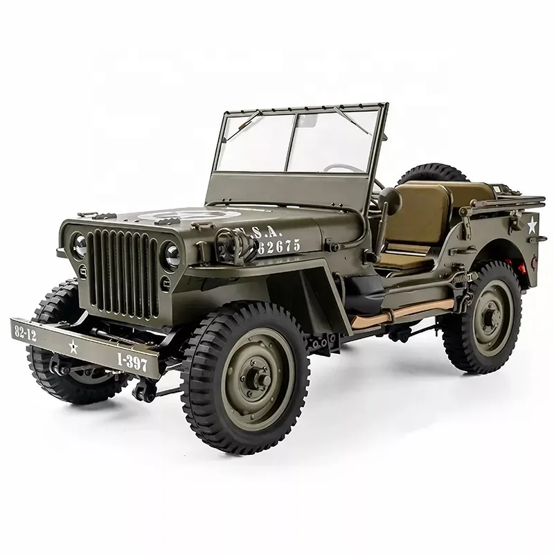 FMS ROCHOBBY 1941 MB Scaler Willys Jeep 1/6th RC Military Truck