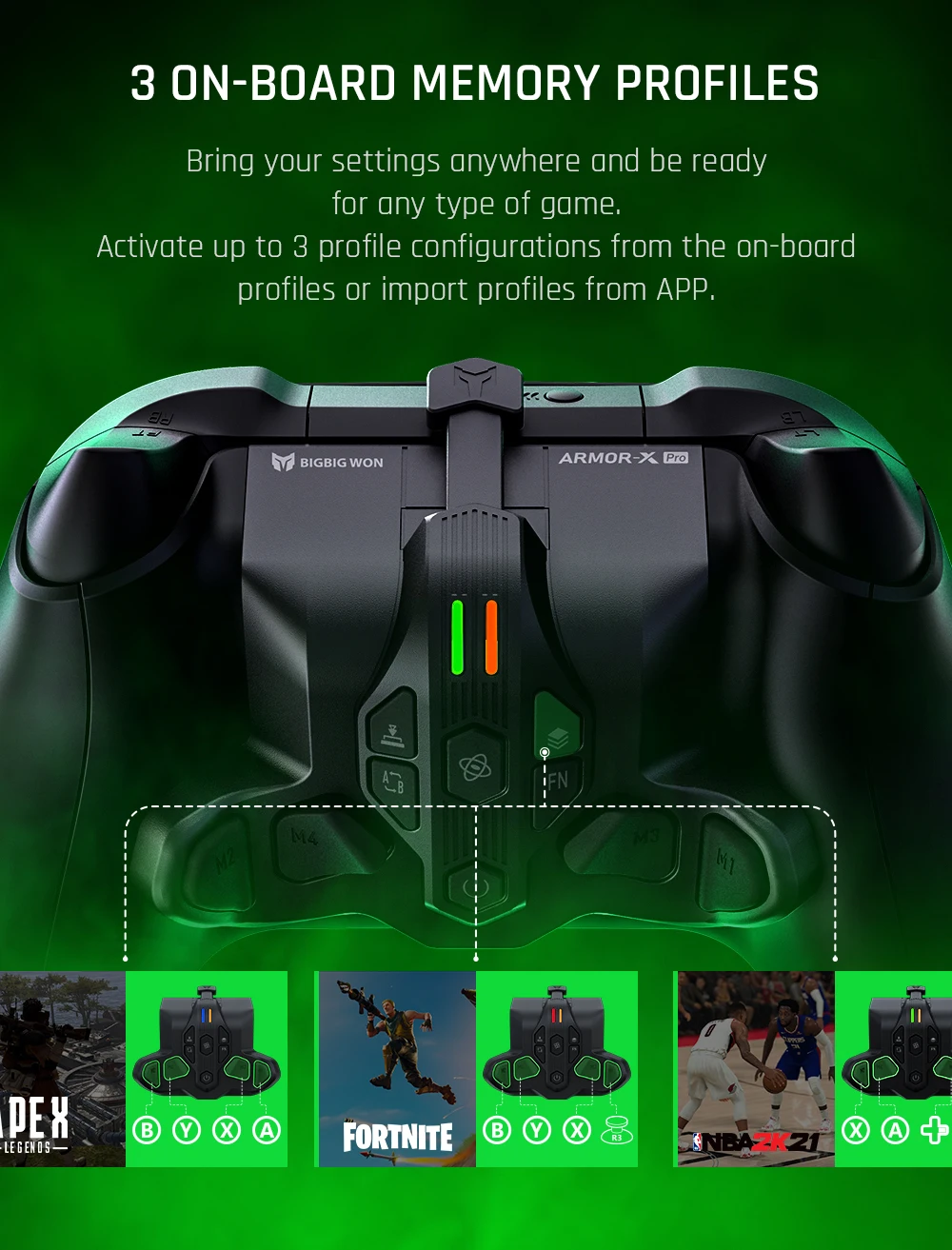 Armorx Pro Wireless Back Button For Xbox Series Controller Support For ...