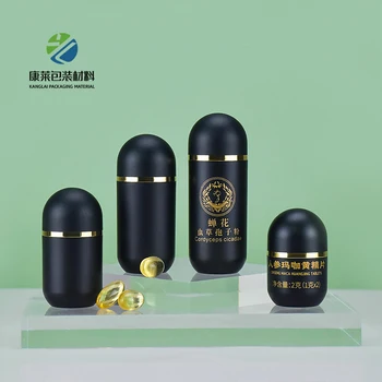 Manufacturer Wholesale Custom 100ml Plastic Medical Packing Bottle Screw Cap Seal Promotional Pill Medication Packaging