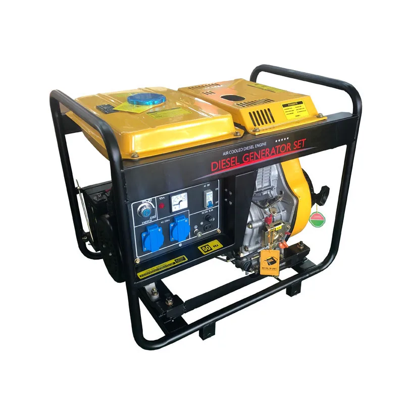 5KW 6KVA Open Frame Small Motor Generator Diesel Generator for Home With Prices