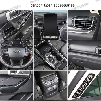 carbon fiber car interior accessories for ford explorer 2020 2021