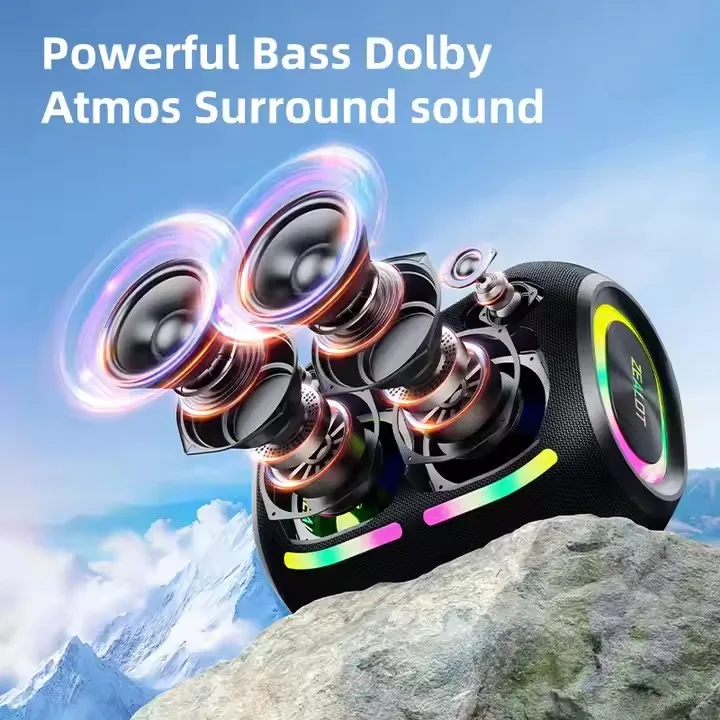 ZEALOT-ZE01 120W ワイヤレススピーカー ZEALOT ZE01 120W Wireless Speaker With Carry Handle,EQ Mode