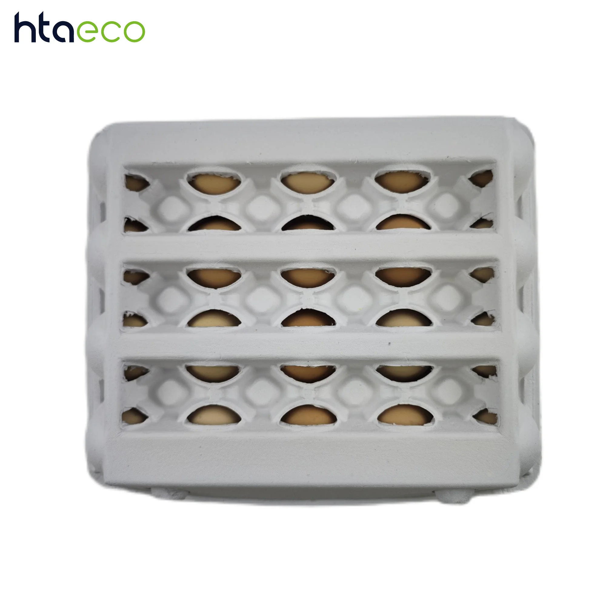 Eco-friendly Disposable Biodegradable Recycling Pulp Packaging 6/8/12 Pack Egg Carton  Salted Tray Holder Molded Pulp Box
