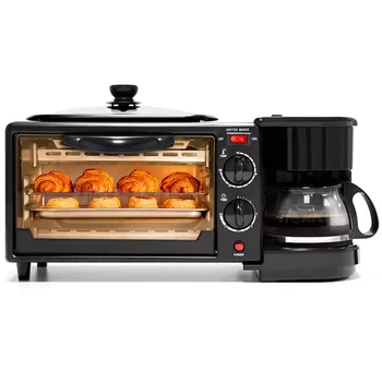 2024 new hot sell 3 in 1 breakfast station microwave 3 in 1 breakfast station oven coffee maker and hot