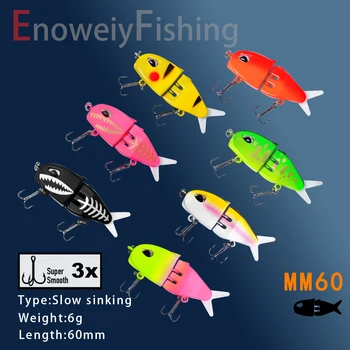 OEM Mini BFS Swimbait Precision Casting Lightweight ABS Lure Hand-Painted 3D-Printed Body Treble Saltwater Fish Lake Fishing – Soft Lure – view 4