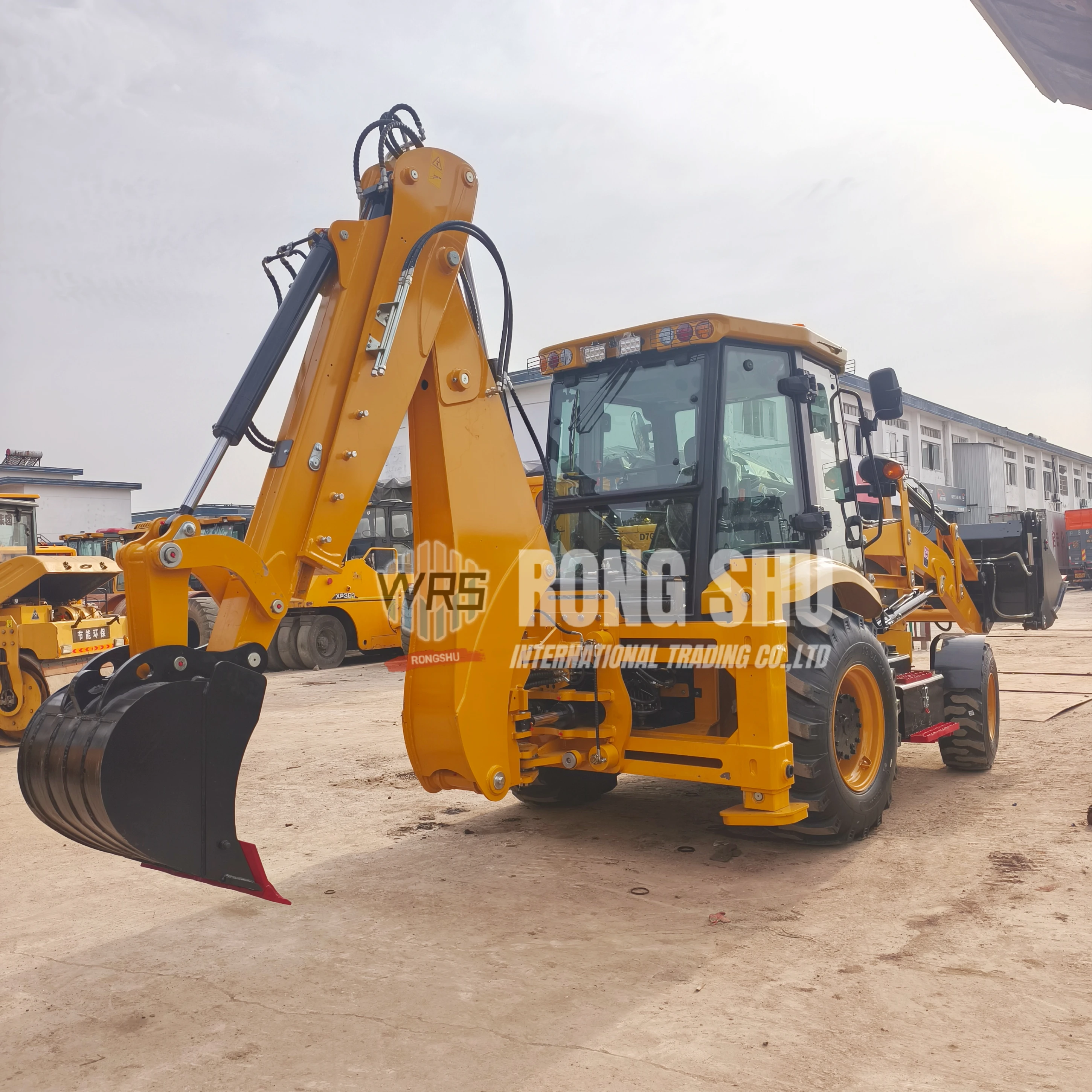 2025 New Product and with Factory Price New Rongshu Backhoe Loader for Sale in China.Imported JCB 3CX Original Engine