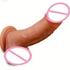 Dildo in pelle da 7,87 pollici