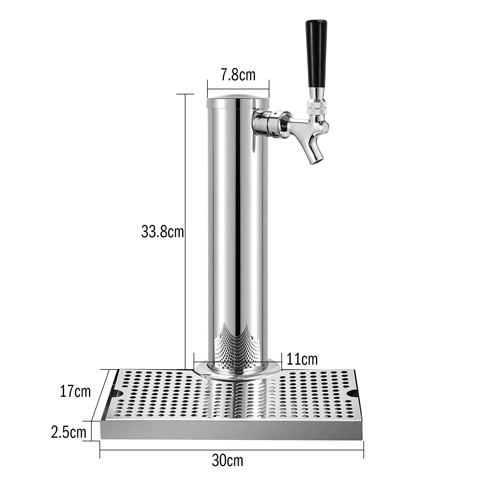 Beer Tower Single Faucet Kegerator Towerstainless Steel Draft Beer
