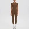 7156 short sleeve 7140 trousers set-chestnut