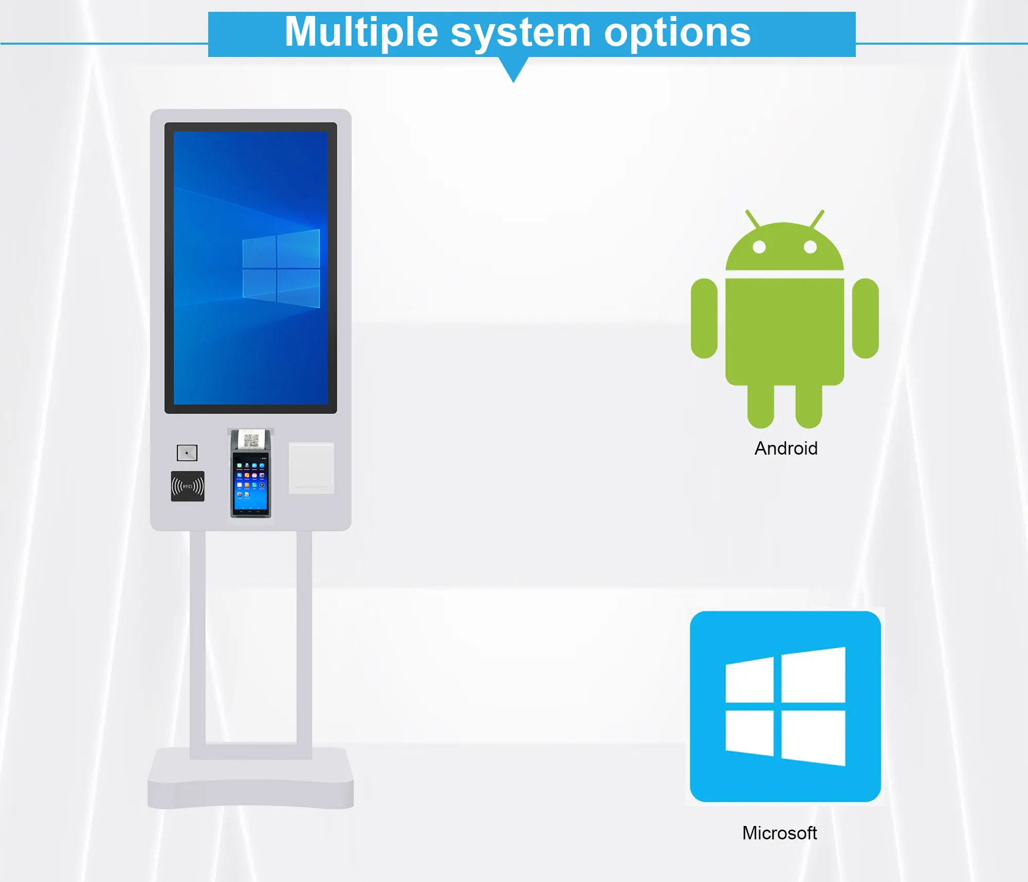 32 Inch Interactive Kiosk - Self Service Payment Solution