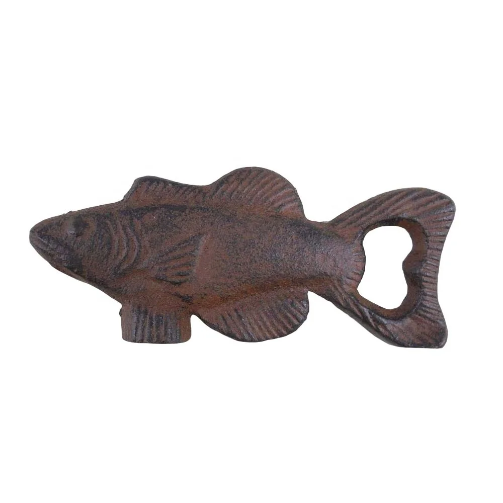 Cendrier semoir, ouvre bouteille de poisson - Laiton