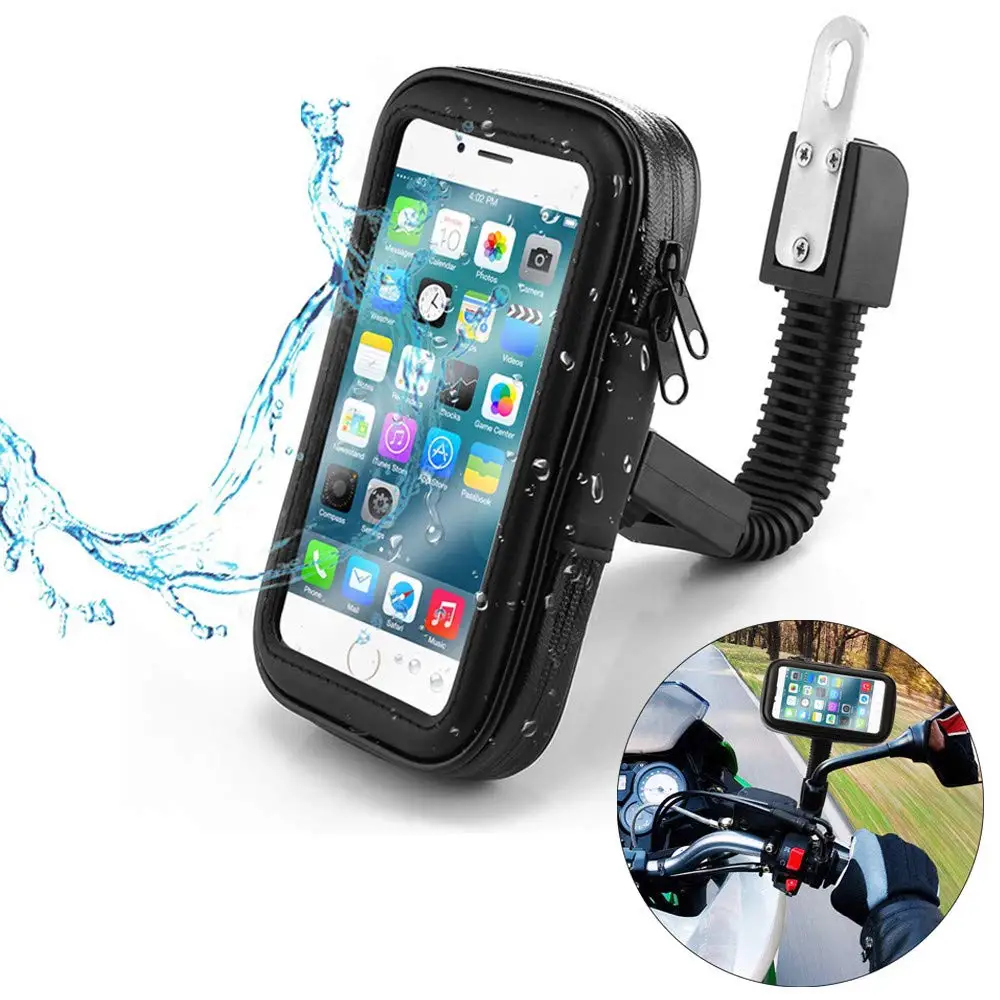 Opeenvolgend dik Echter 2022 Motorcycle Cell Phone Holder Support Motor Bike Rear View Mirror Stand  Mount Waterproof Scooter Bicycle Phone Bag Gps - Buy Motor Phone  Holder,Bike Cell Phone Holder,Phone Bike Holder Product on Alibaba.com