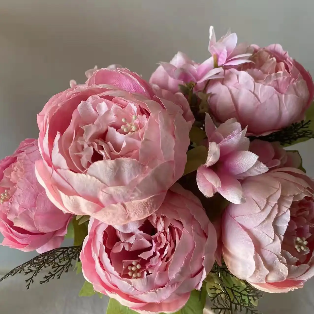 Multicolorful Silk Large Artificial Flower Heads Wholesale Artificial