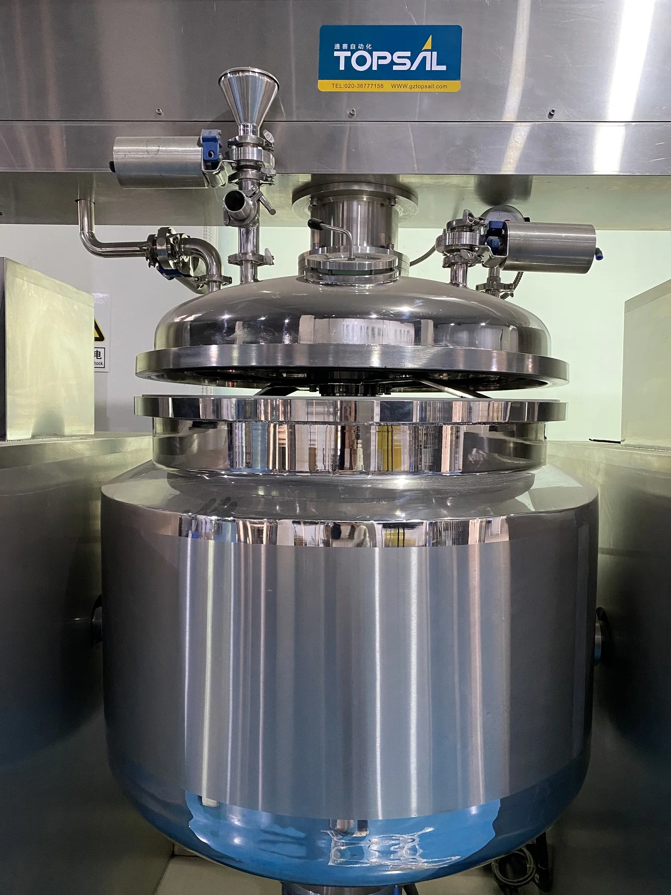 50L High Pressure Homogenizer Vacuum Emulsifying Mixer
