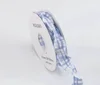 Blue plaid pleats*2.5cm*10 sizes