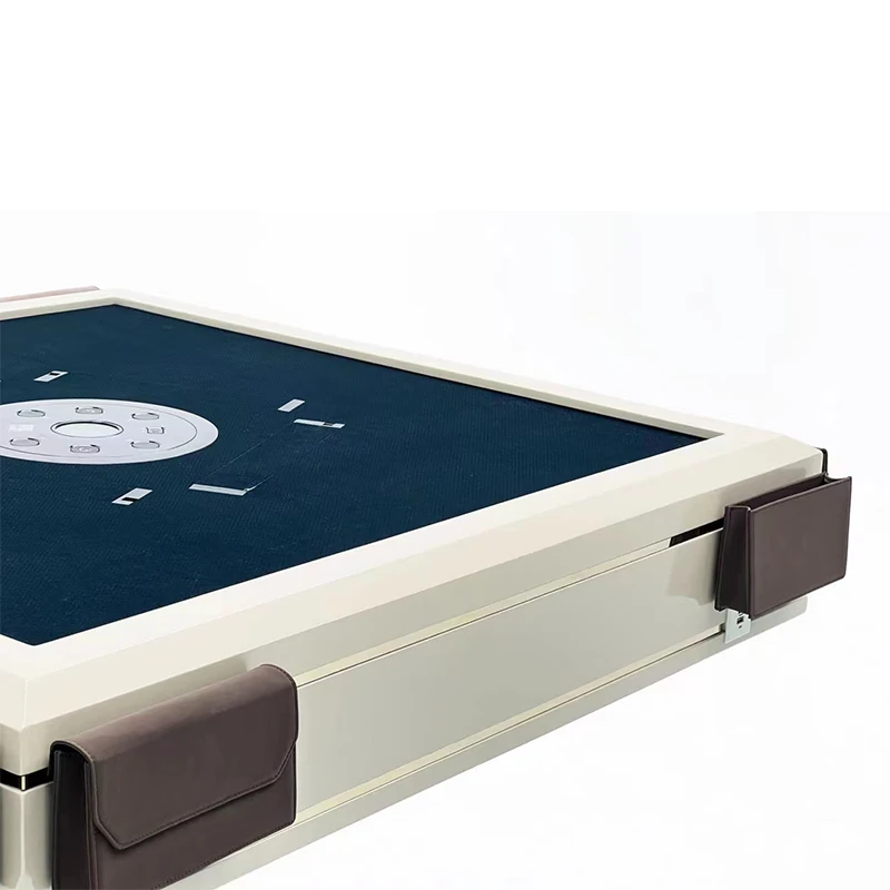 Роскошный полностью автоматический конический стол для Маджонга кожаный игровой развлекательный четырех человек