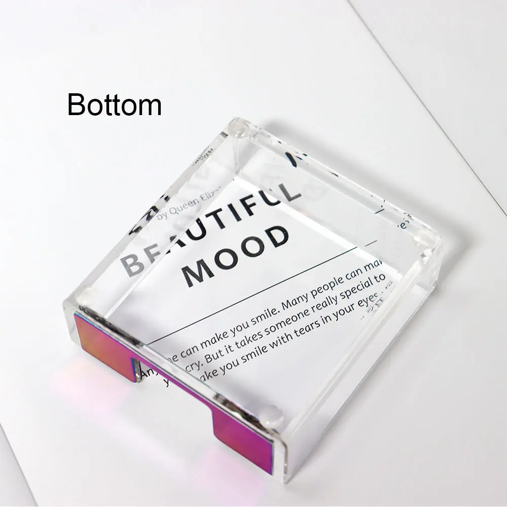 Канцелярские принадлежности для офисного стола клейкая бумага заметок акриловый держатель карт красочный