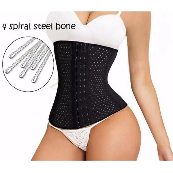 Breathable tummy girdle belt sports body shaper waist trainer control corset