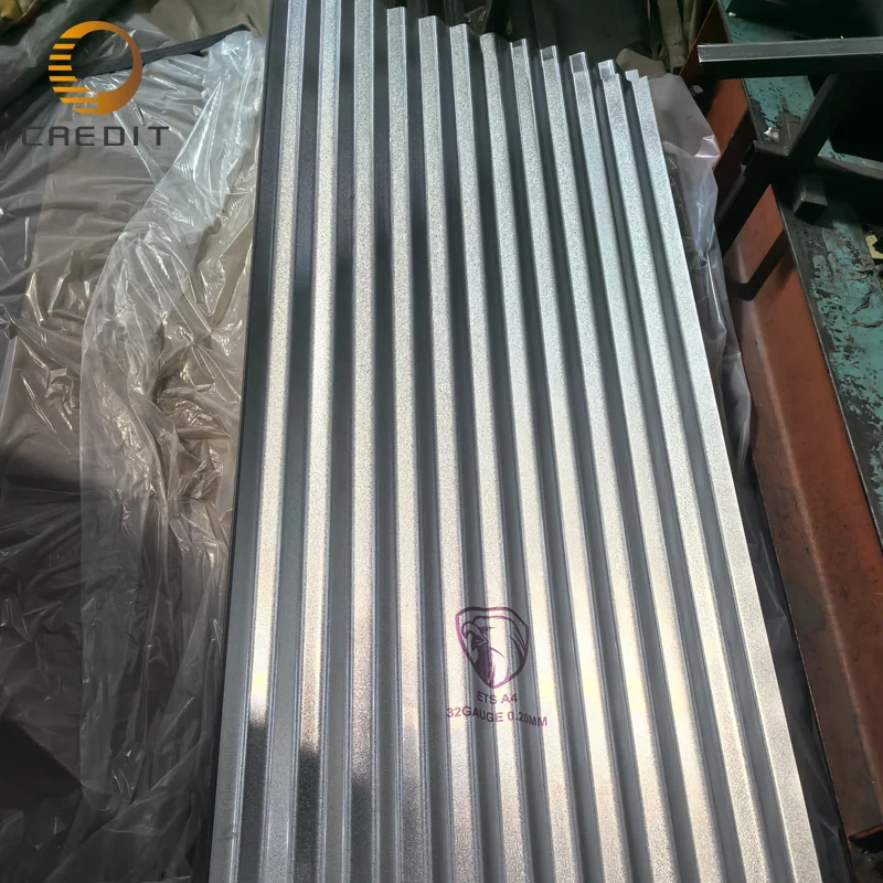 Color-Coated Corrugated Roofing Sheets Galvanized Zinc Metal