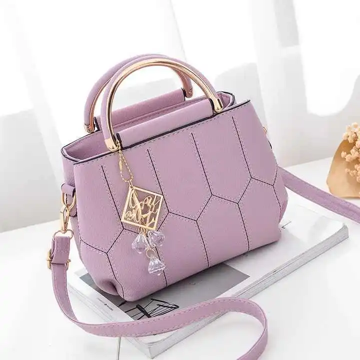 Trendy High Quality Korean Style Casual Women's Small Square Bag Practical Embroidery Zipper Shoulder Bag New Winter Candy