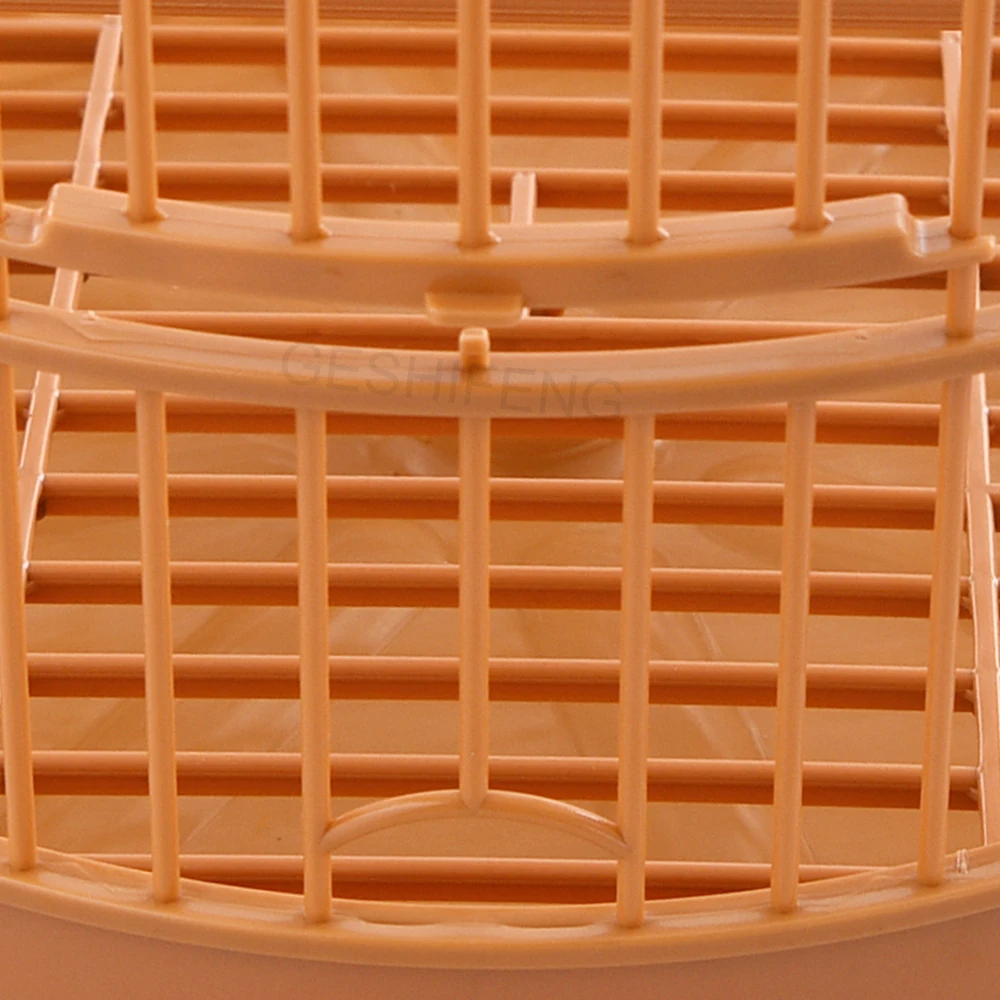 Drop Shipping High Strength Engineering Plastics Outdoor Chinese Style With Hook Handing Walking Portable Parrot Bird Cage