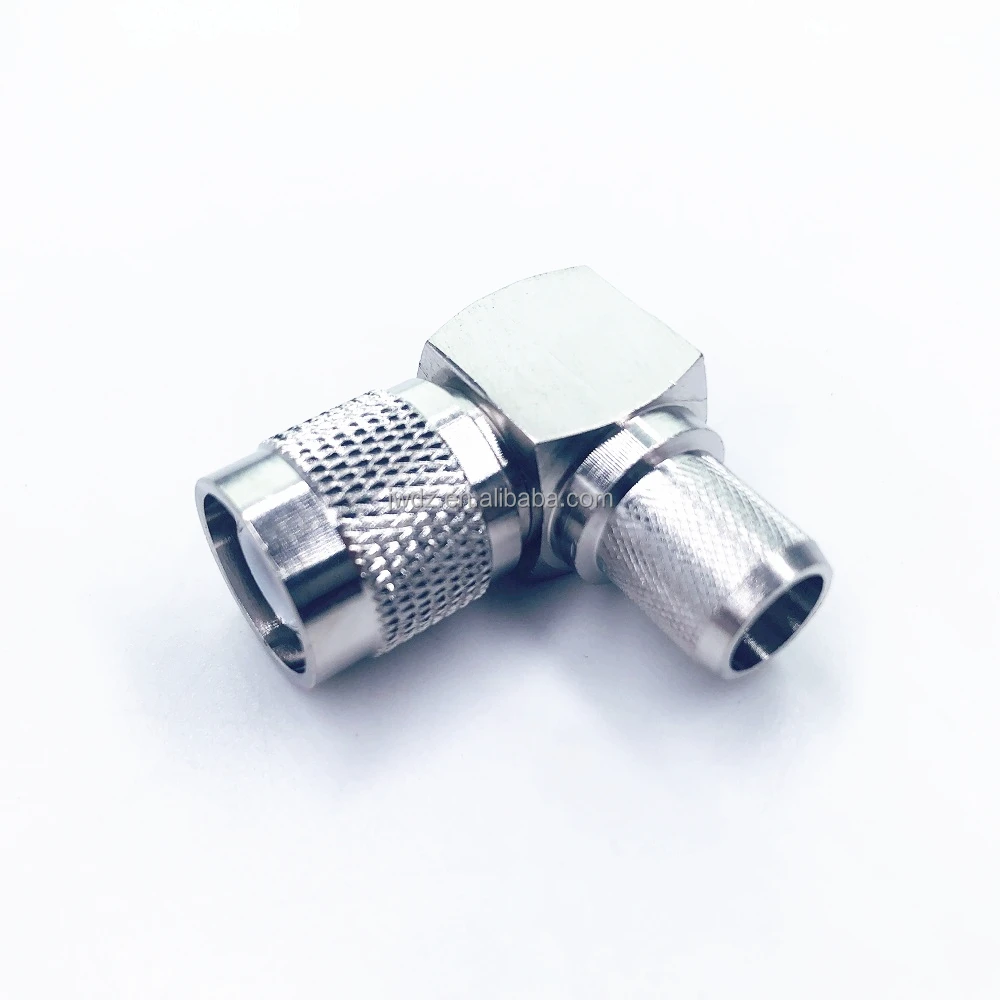 factory price TNC male 90 degree connector for rg213 rg214 lmr400 cable