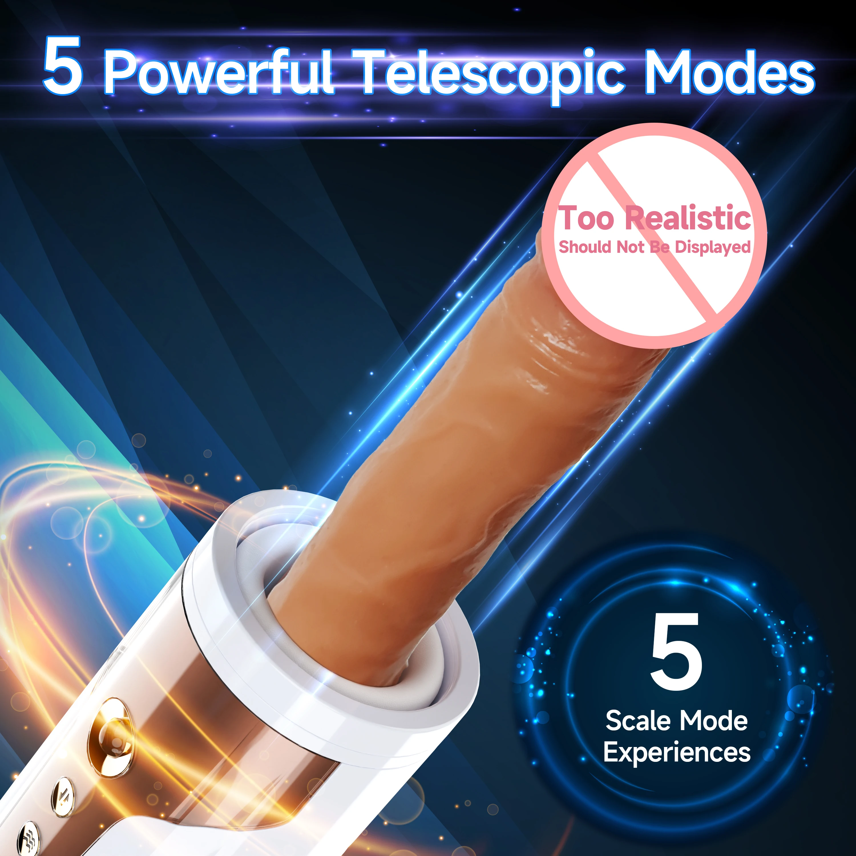 hands free thrusting vibrator Automatic Thrusting Dildo Sex Machine for Women Hands-Free Telescopic Sex  Toys
