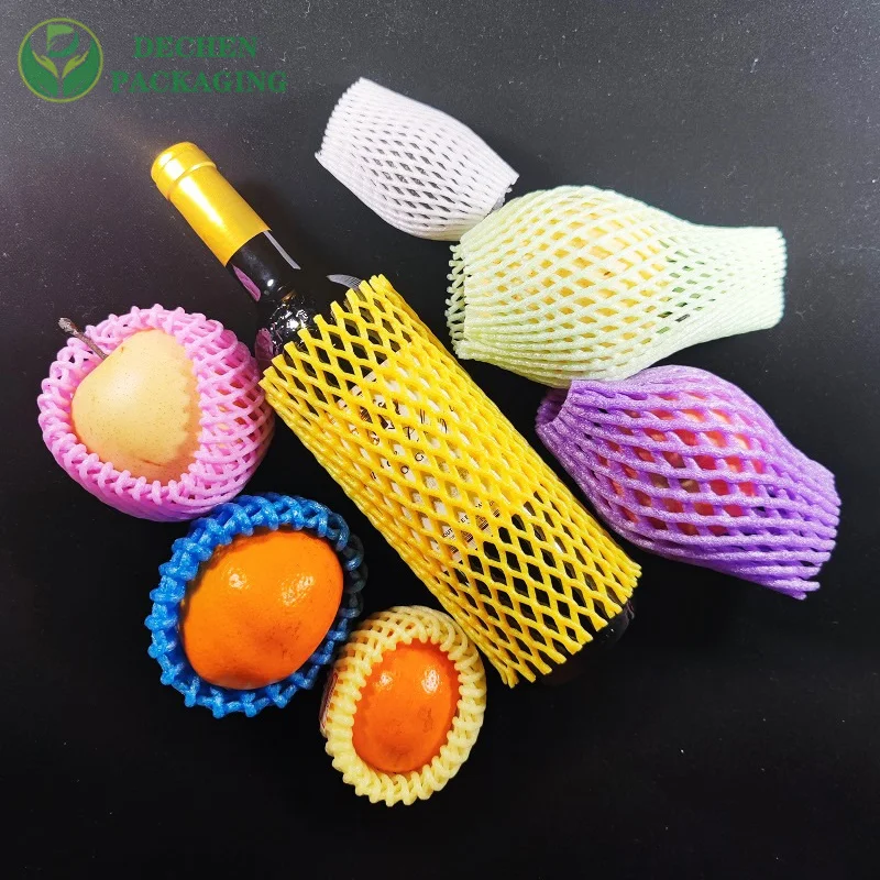 Mesh Protective Packaging Sleeve Foam Net For Packing Fruit