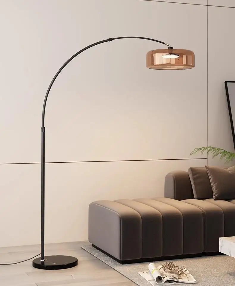 Italian Minimalist Fishing Lamp Floor Lamp Living Room Sofa Next to the Light Luxury Atmosphere Art Designer Table Lamp