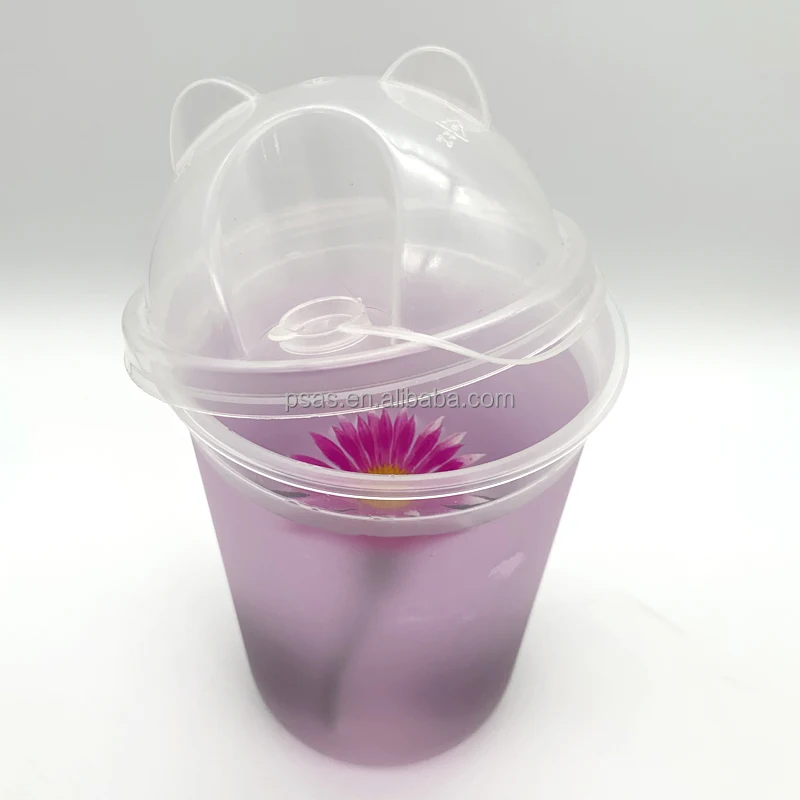 90mm diameter disposable PP plastic injection duck beak cover is used for  plastic cup or paper cup