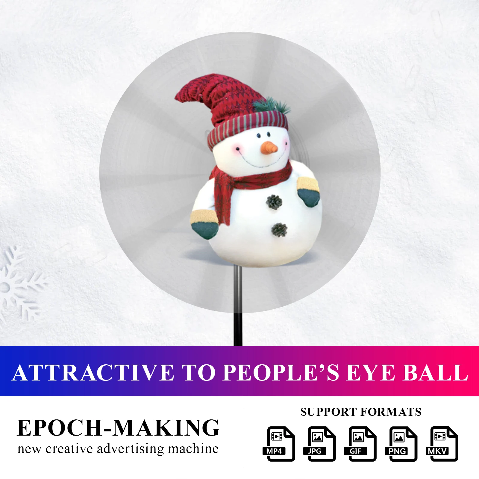 3Dホログラム広告ディスプレイファン Z1 42CM3dホログラム広告ディスプレイホログラムLEDファン