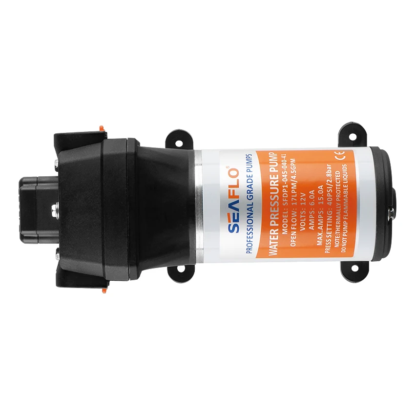 SEAFLO, работающего на постоянном токе 12 В в 17LPM 40PSI Электрический водяной насос FL-40 для сельскохозяйственного орошения
